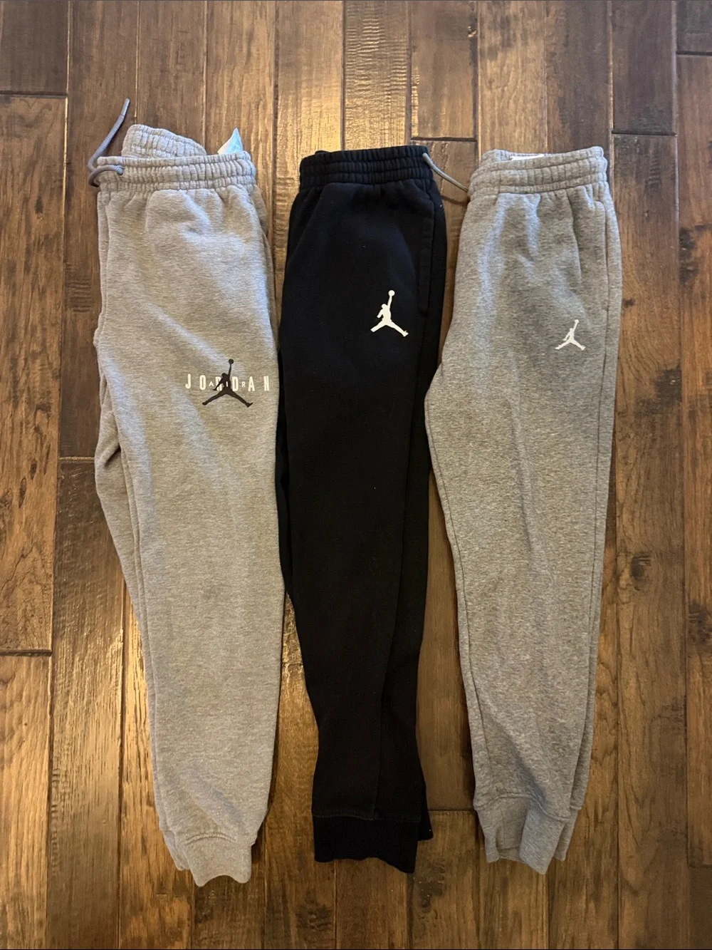 Nike Jordan Kids' Black & Gray Jogger Sweatpants - Bundle of 5 Size M